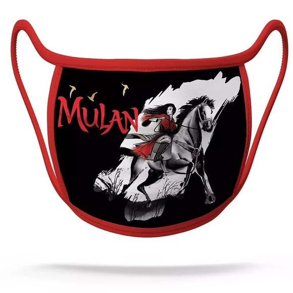 Disney Mulan Cloth Face Mask 2 Pack Set - Picture 1 of 5